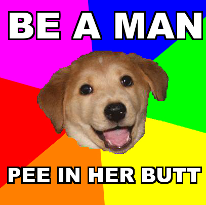 be a man