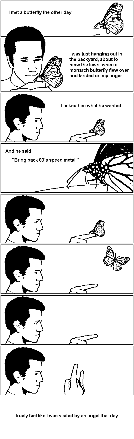 metal butterfly