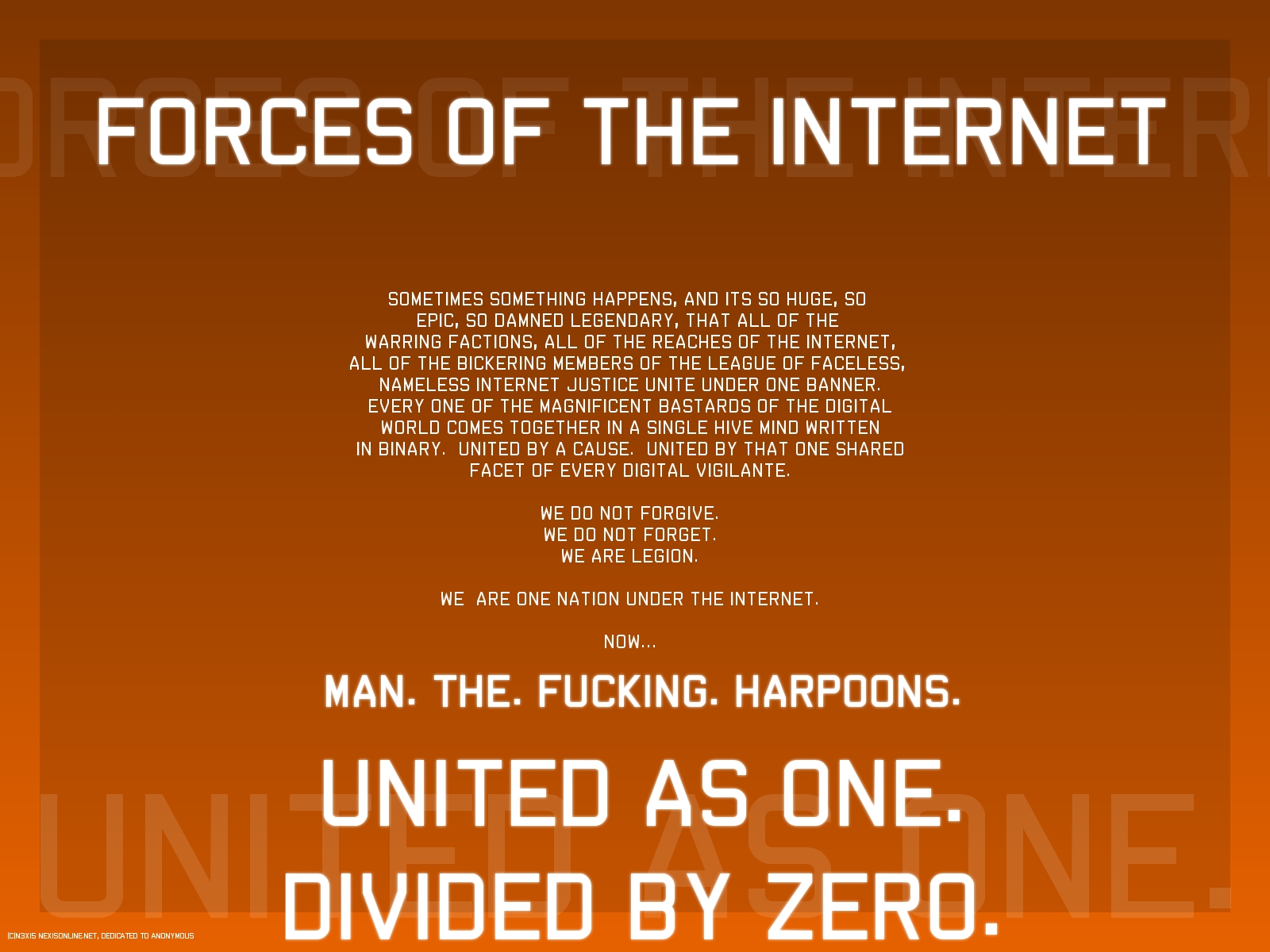 forces of the internet