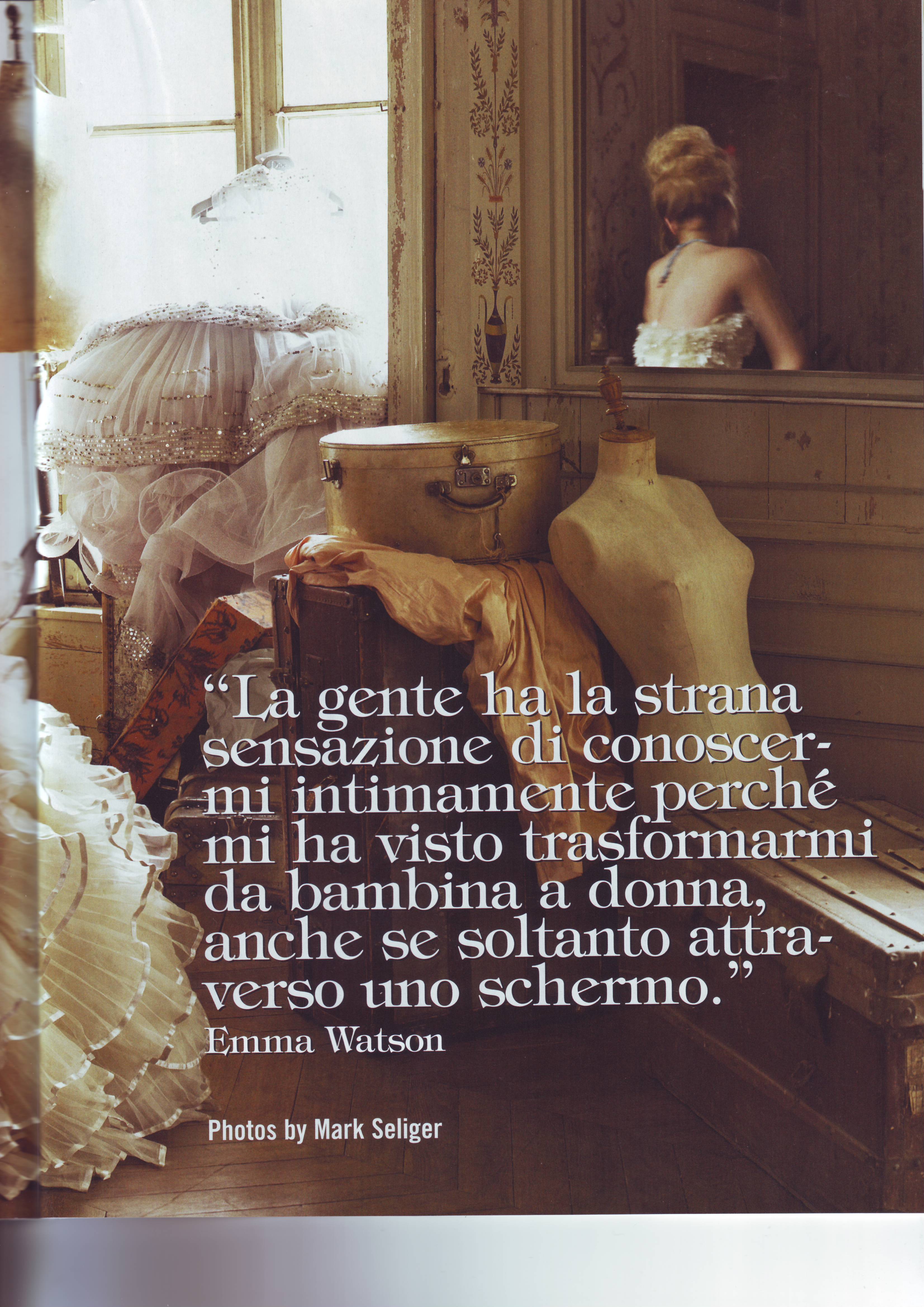 Emma Watson - Italian Vogue