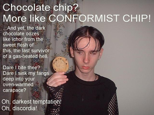 chocolate chip? more like conformist chip