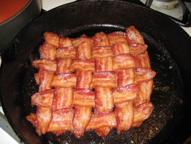 woven bacon goodness