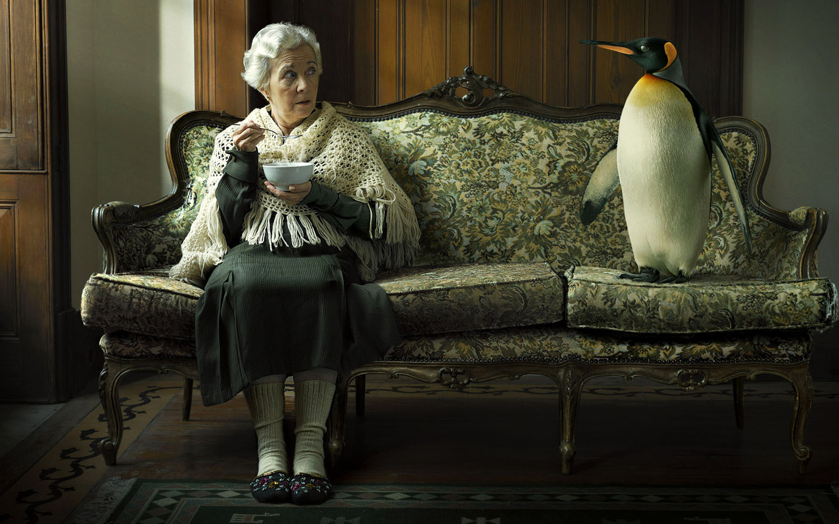 penguin and granma