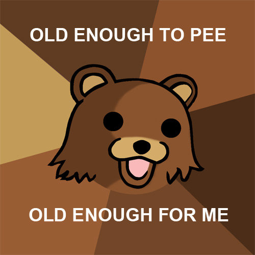 old enough to pee