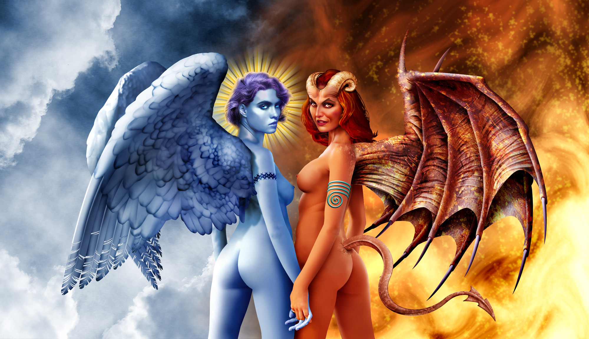 angel and devil