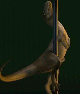 dinosaur stripper