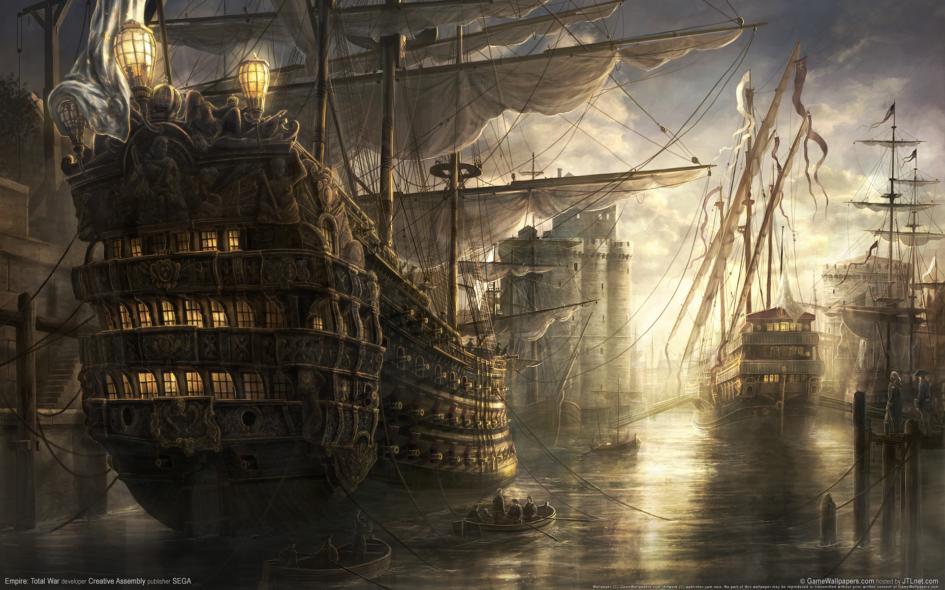 pirate ship wallpaper