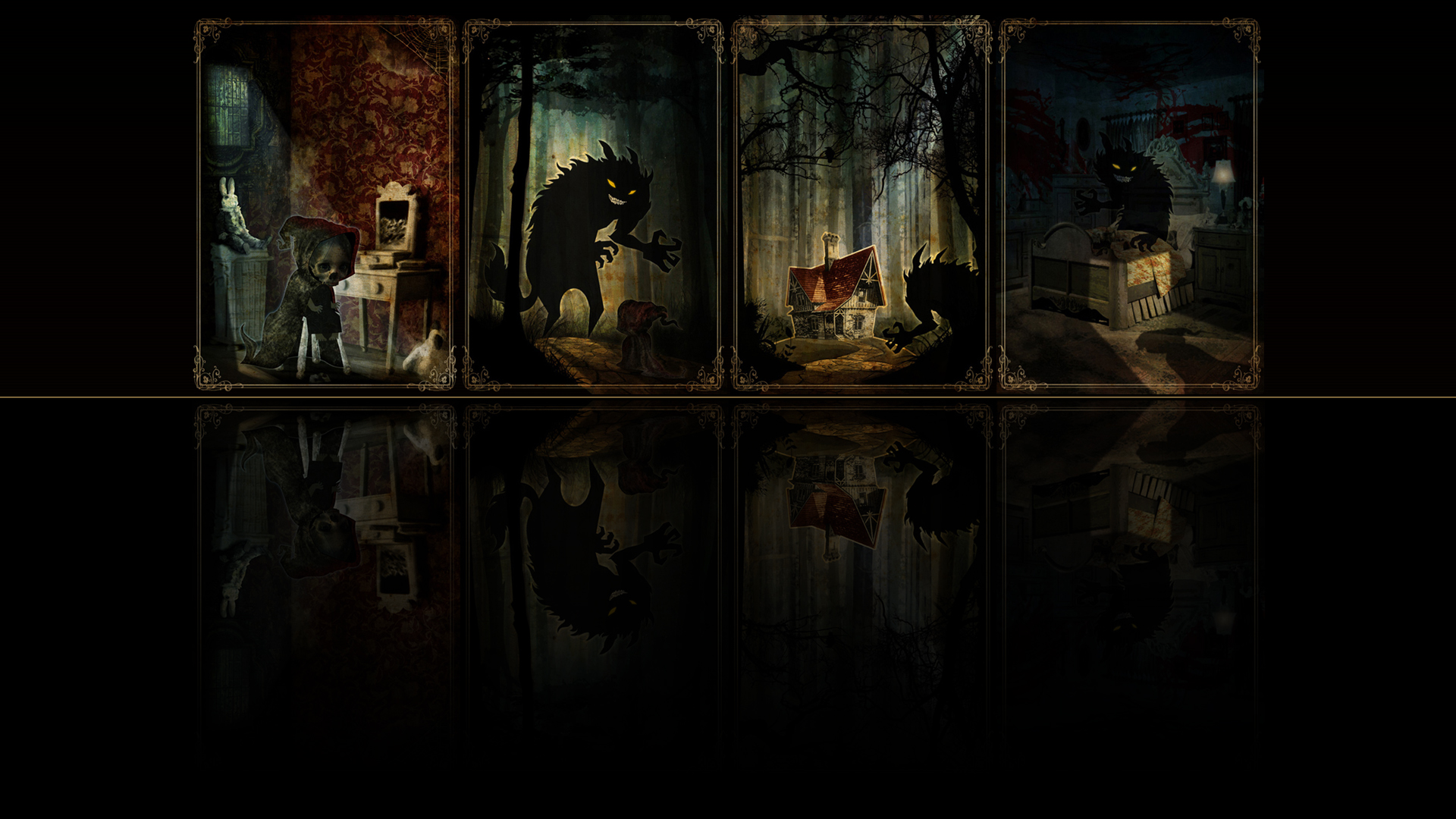 Little Red Riding Hood wallpaper